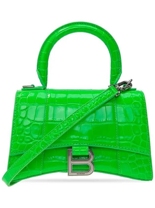 Luxury Balenciaga Trending 2026 Hourglass Tote Bag Green