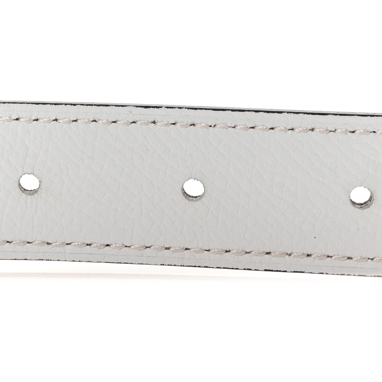 Hermes Epsom Swift 24mm Mini Constance H Belt 90 36 White Etoupe