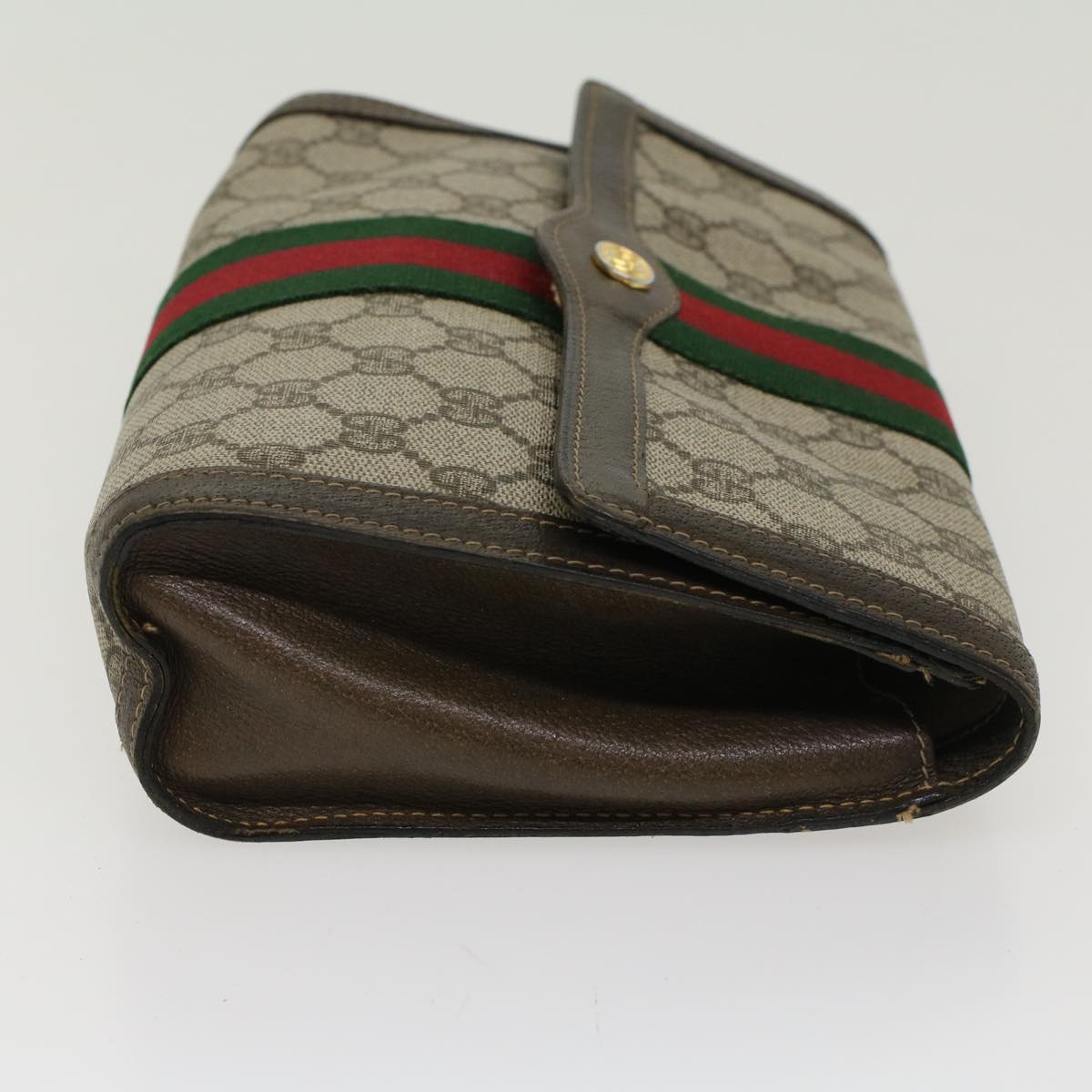 Gucci Leather Canvas Shoulder Bag