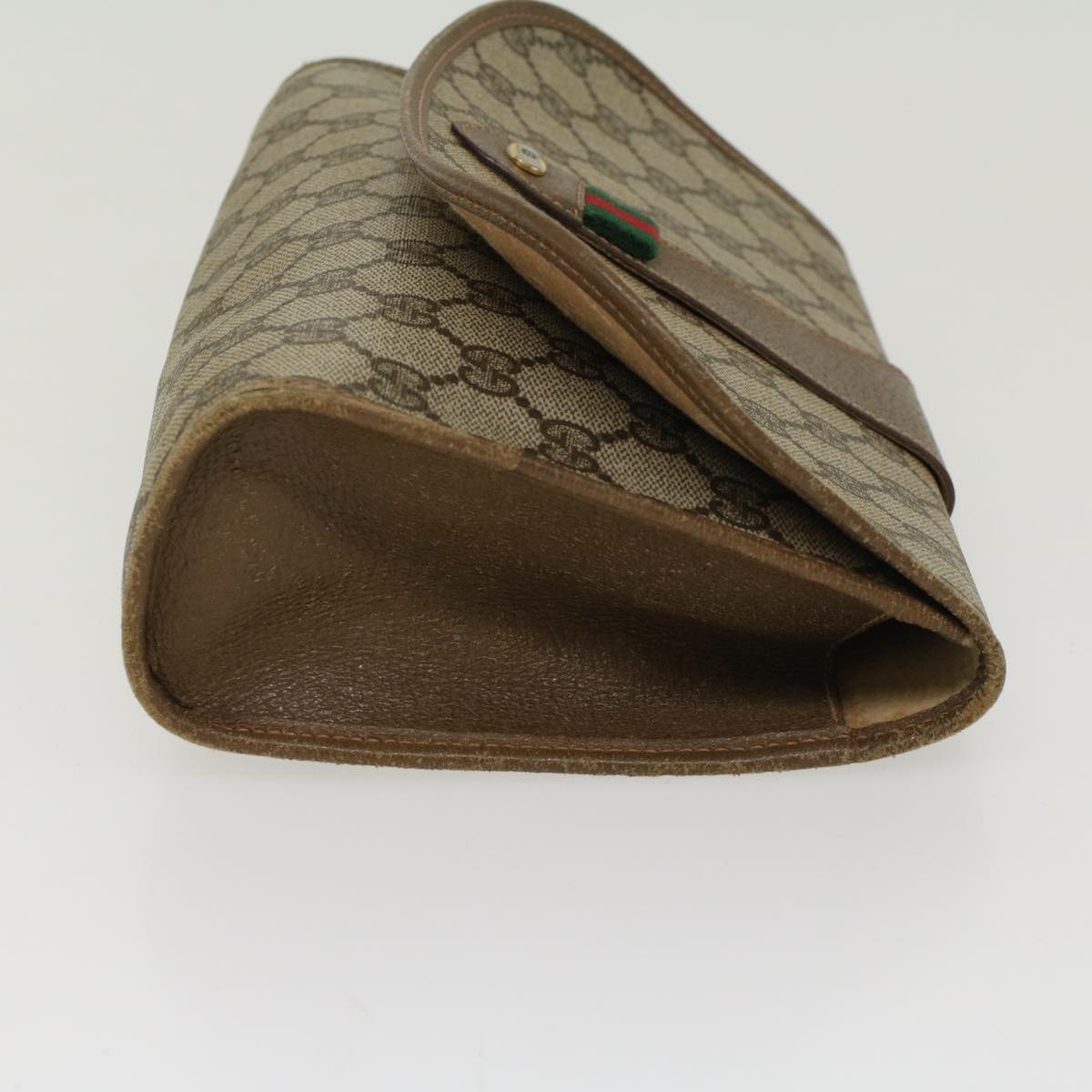 Gucci Leather Canvas Shoulder Bag