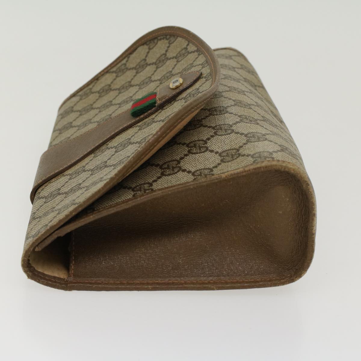Gucci Leather Canvas Shoulder Bag