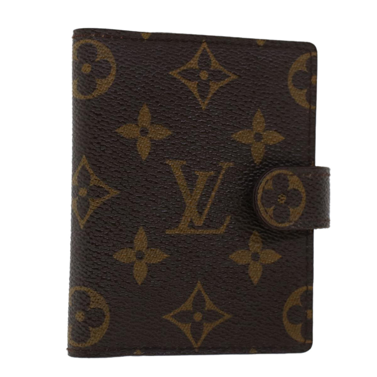 LOUIS VUITTON Monogram Agenda Mini Day Planner Cover R20007 LV Auth 45767