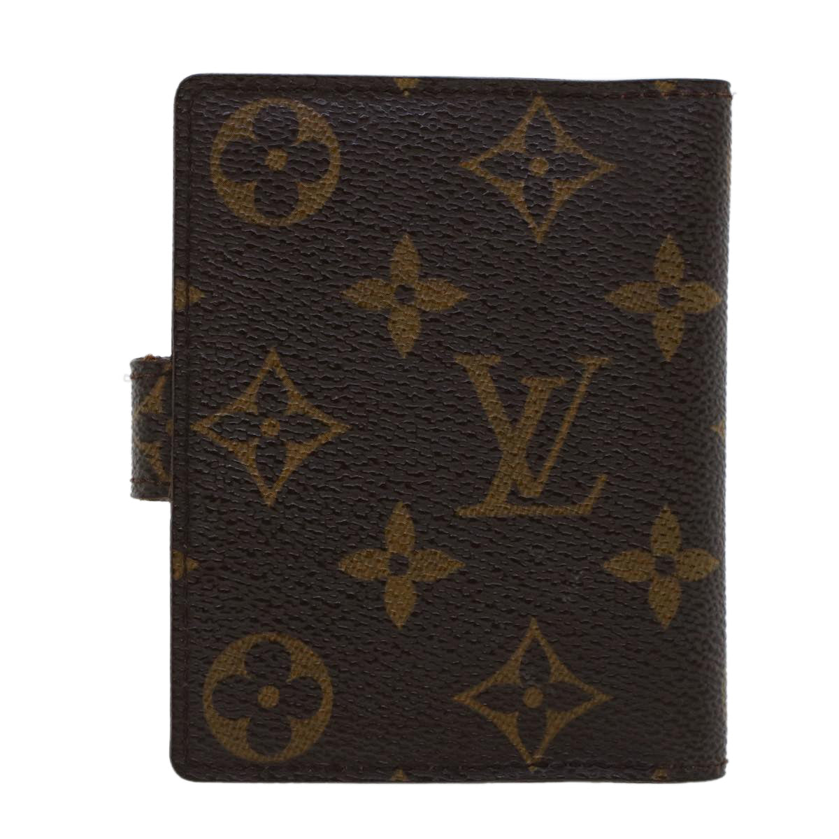 LOUIS VUITTON Monogram Agenda Mini Day Planner Cover R20007 LV Auth 45767