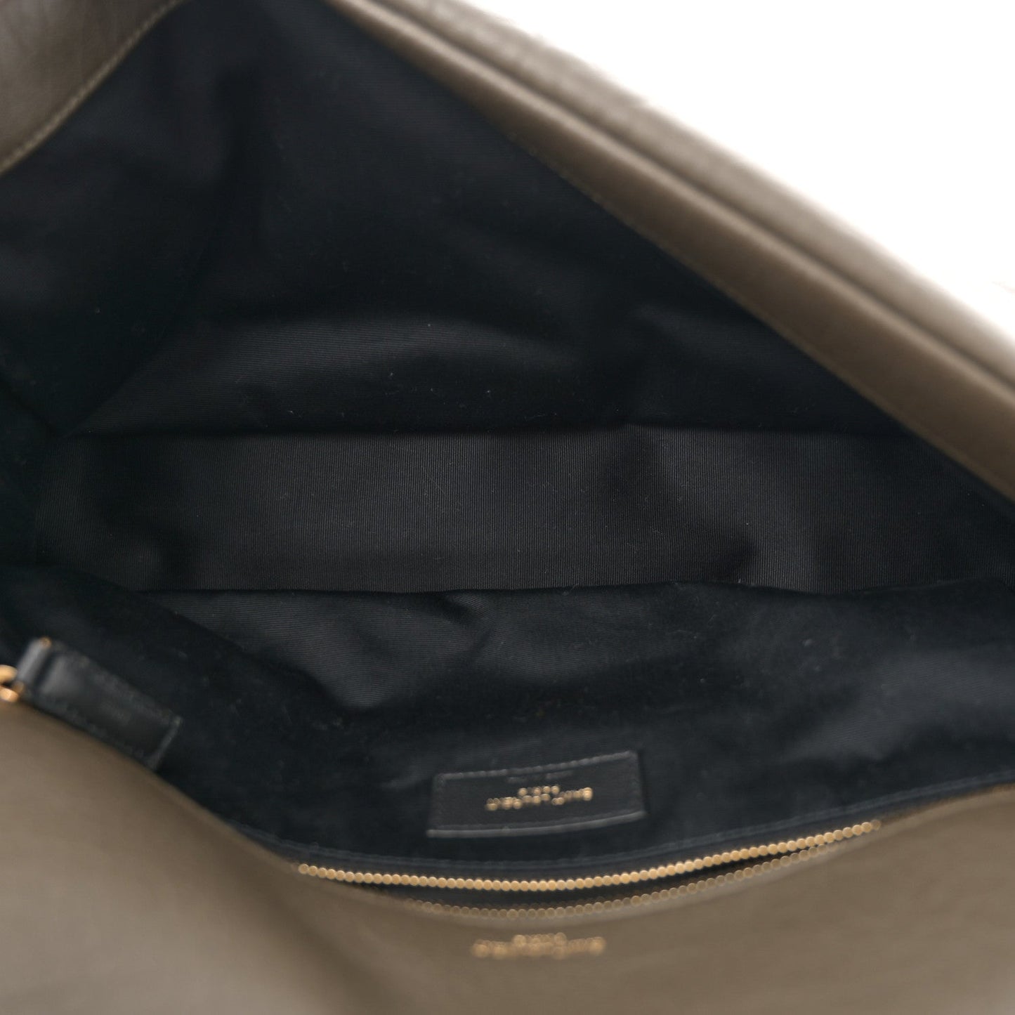 Saint Laurent Grained Lambskin Large Calypso Light Musk