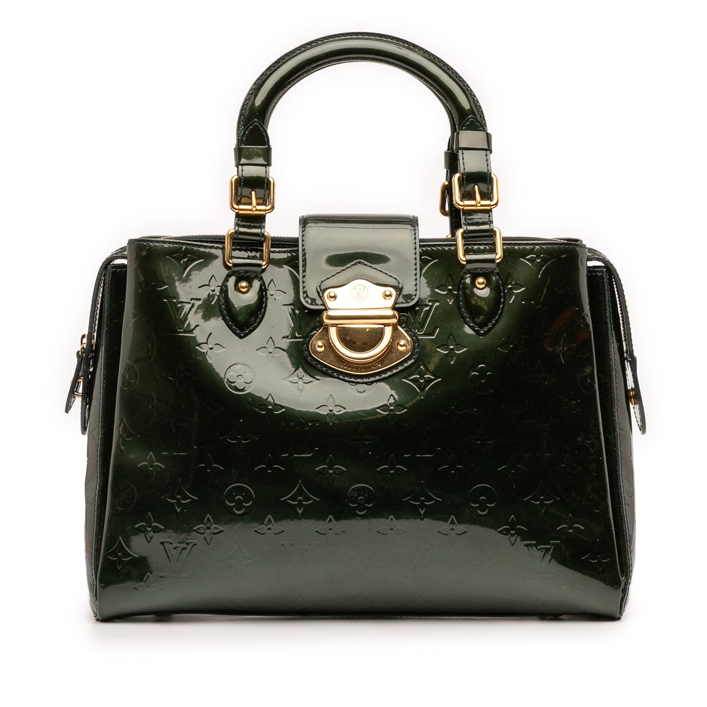 Green Louis Vuitton Monogram Vernis Melrose Avenue Handbag