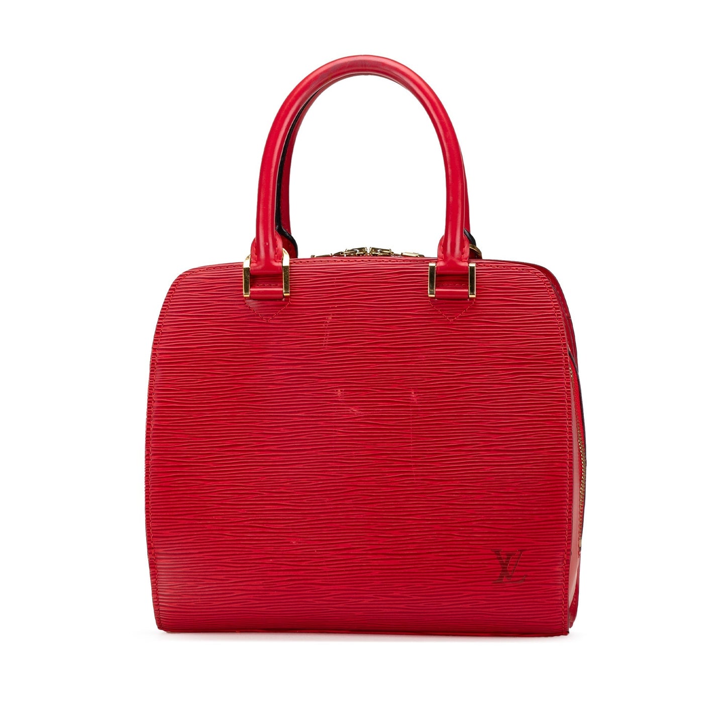 Red Louis Vuitton Epi Pont Neuf Handbag