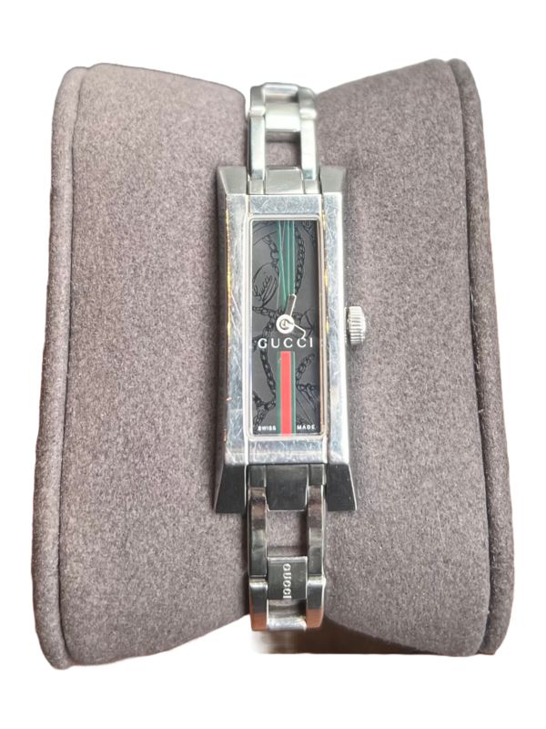 Gucci YA110 Stainless Steel Chain Link Sherry Line Watch
