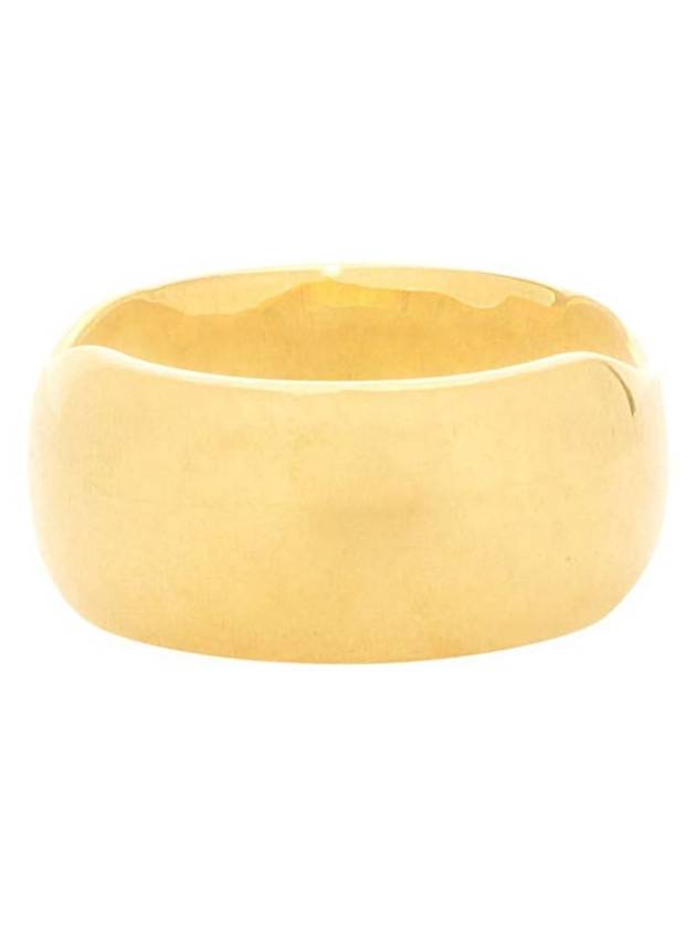 Luxury Balenciaga Trending 2026 engraved logo polished finish ring 765847TZ99G