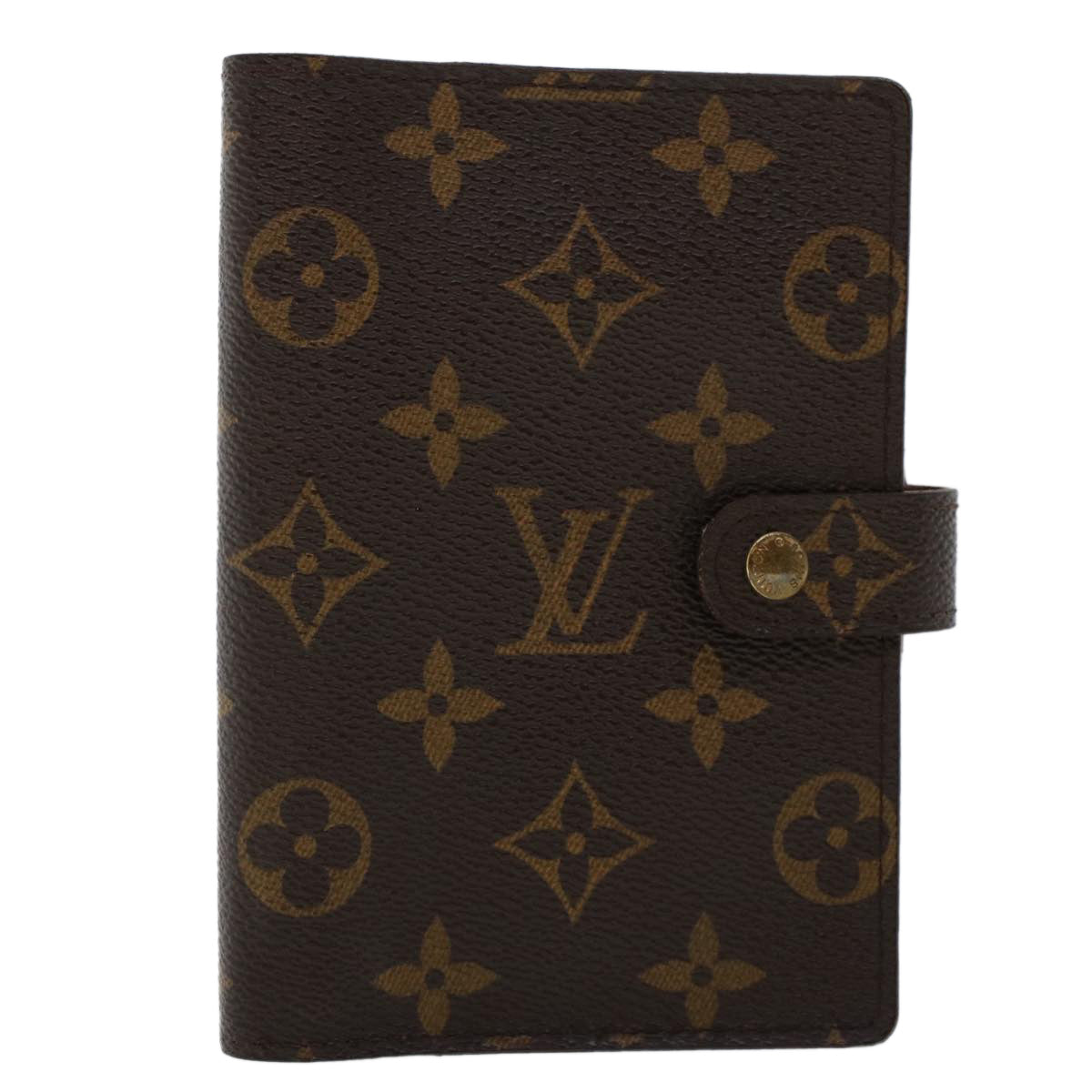 LOUIS VUITTON Monogram Agenda PM Day Planner Cover R20005 LV Auth 46294