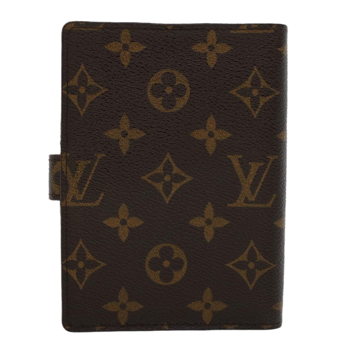 LOUIS VUITTON Monogram Agenda PM Day Planner Cover R20005 LV Auth 46294