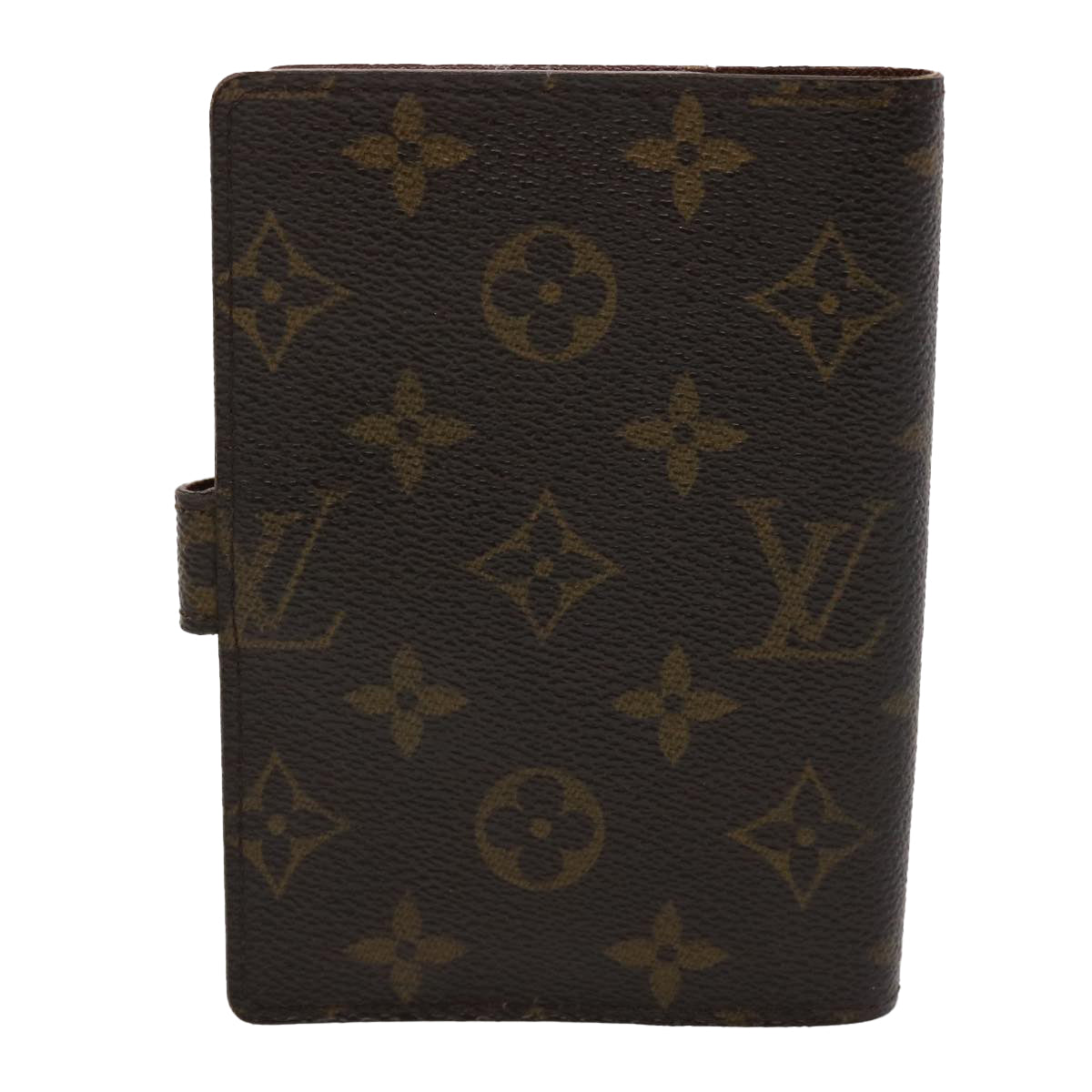 LOUIS VUITTON Monogram Agenda PM Day Planner Cover R20005 LV Auth 46412