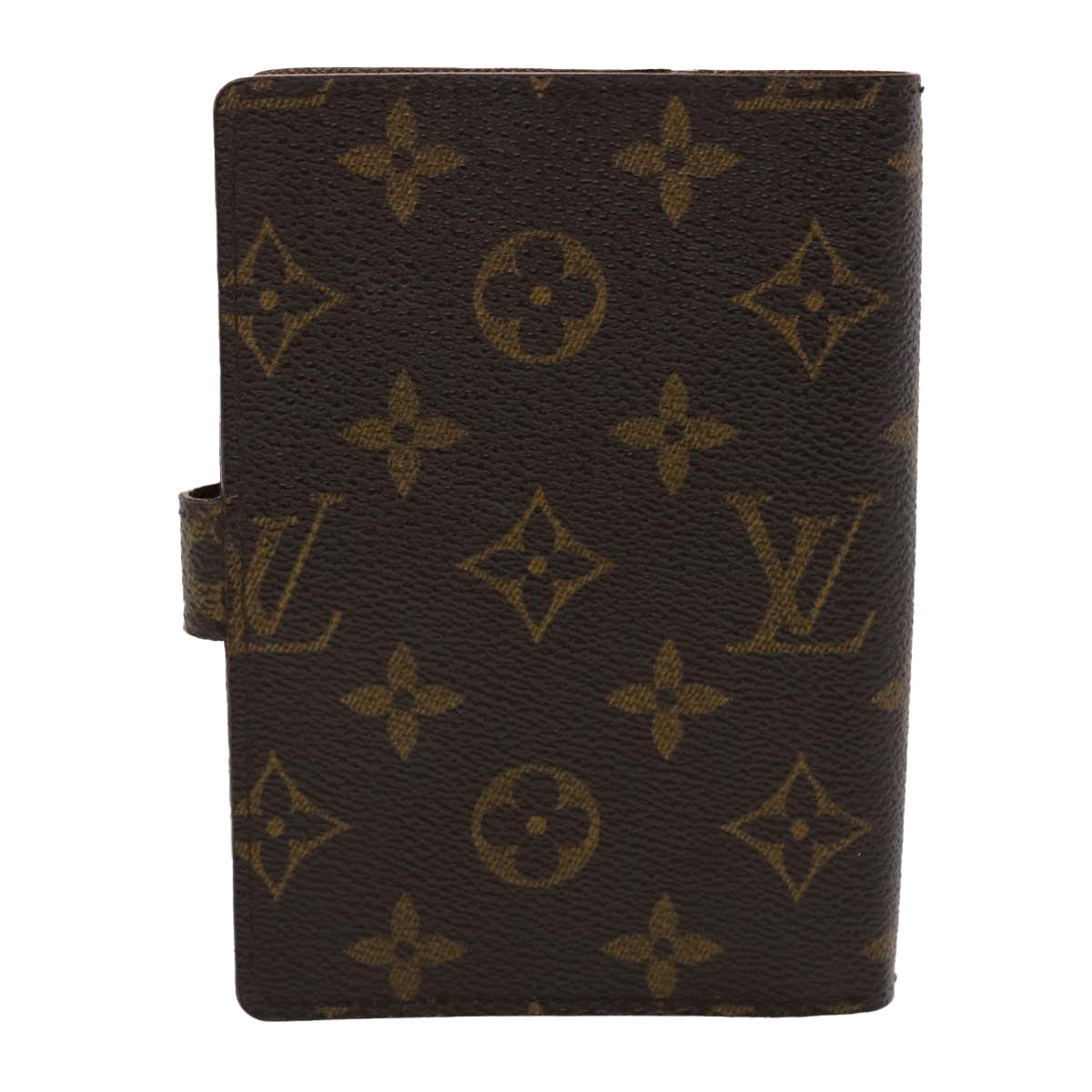 LOUIS VUITTON Monogram Agenda PM Day Planner Cover R20005 LV Auth 46413