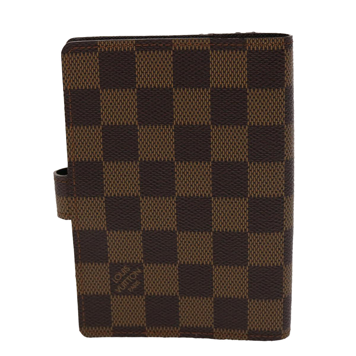 LOUIS VUITTON Damier Ebene Agenda PM Day Planner Cover R20029 LV Auth 46414