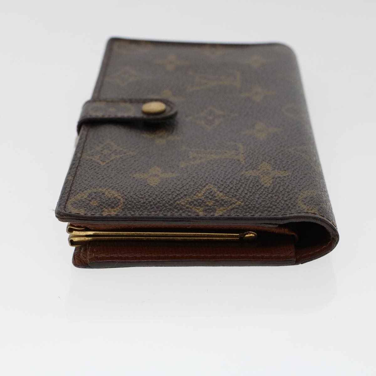LOUIS VUITTON Monogram Continental Clutch Wallet T61217 LV Auth 46783