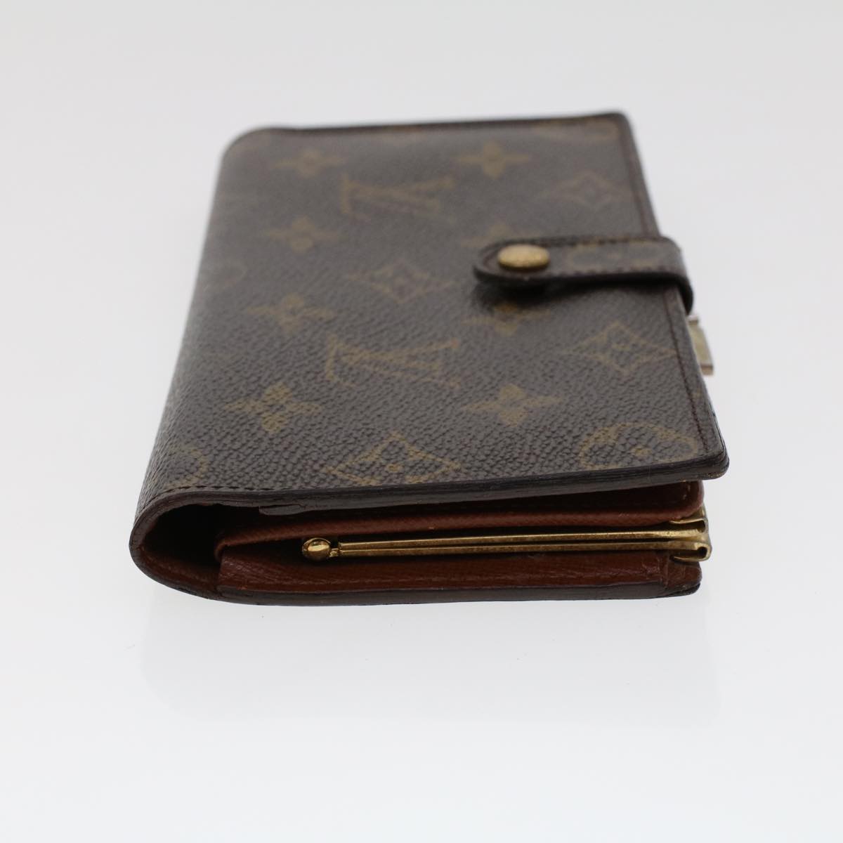 LOUIS VUITTON Monogram Continental Clutch Wallet T61217 LV Auth 46783