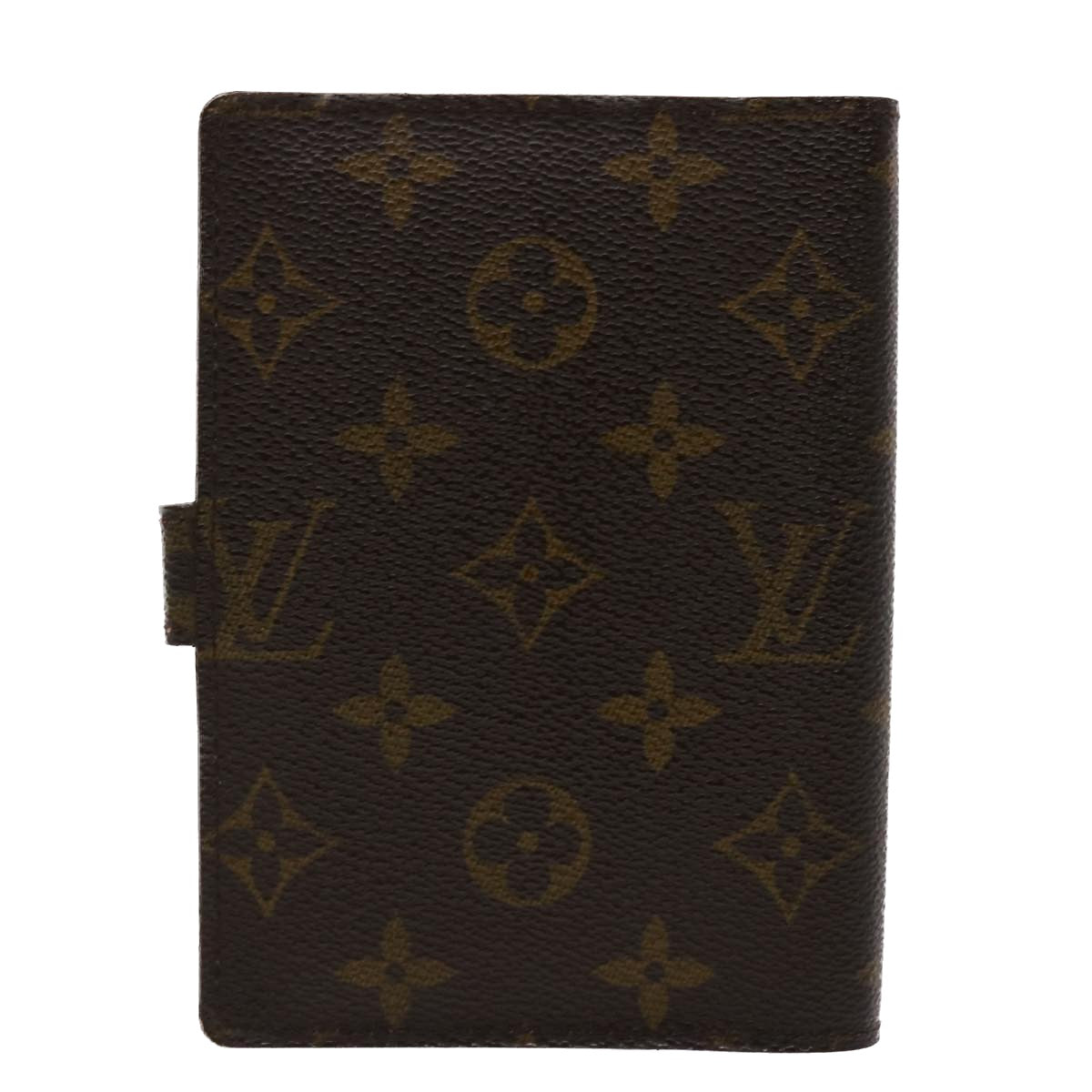 LOUIS VUITTON Monogram Agenda PM Day Planner Cover R20005 LV Auth 46898