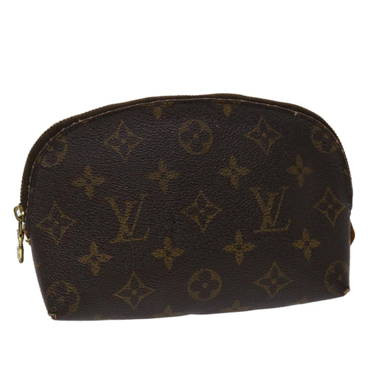 LOUIS VUITTON Monogram Pochette Cosmetic PM Cosmetic Pouch M47515 LV Auth 46906