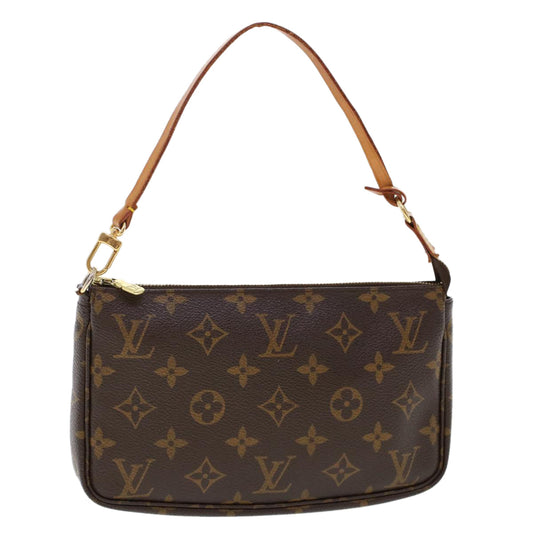 LOUIS VUITTON Monogram Pochette Accessoires Pouch M51980 LV Auth 46986