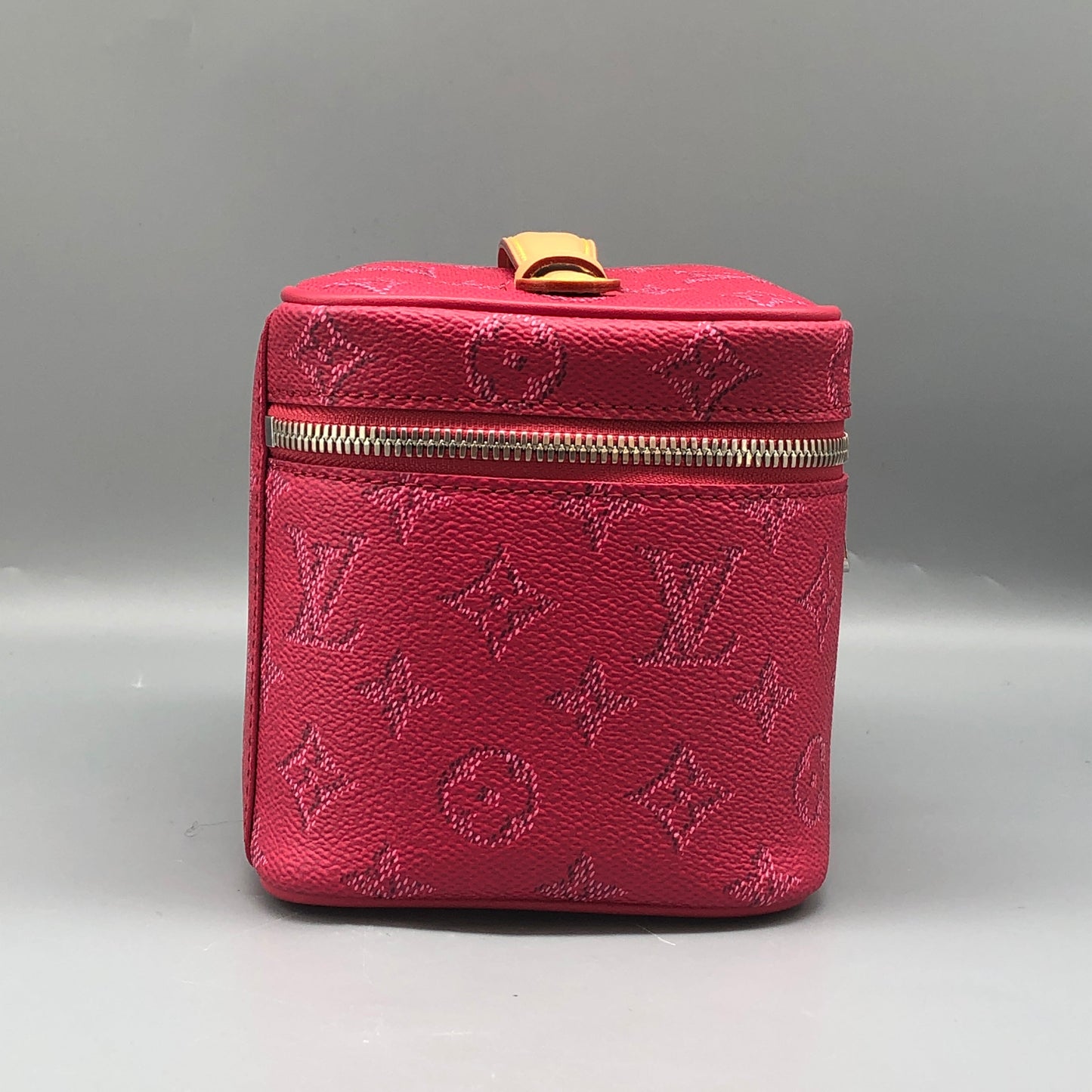 Louis Vuitton Nice Mini Monogram Empreinte Pink Vanity Case Bag