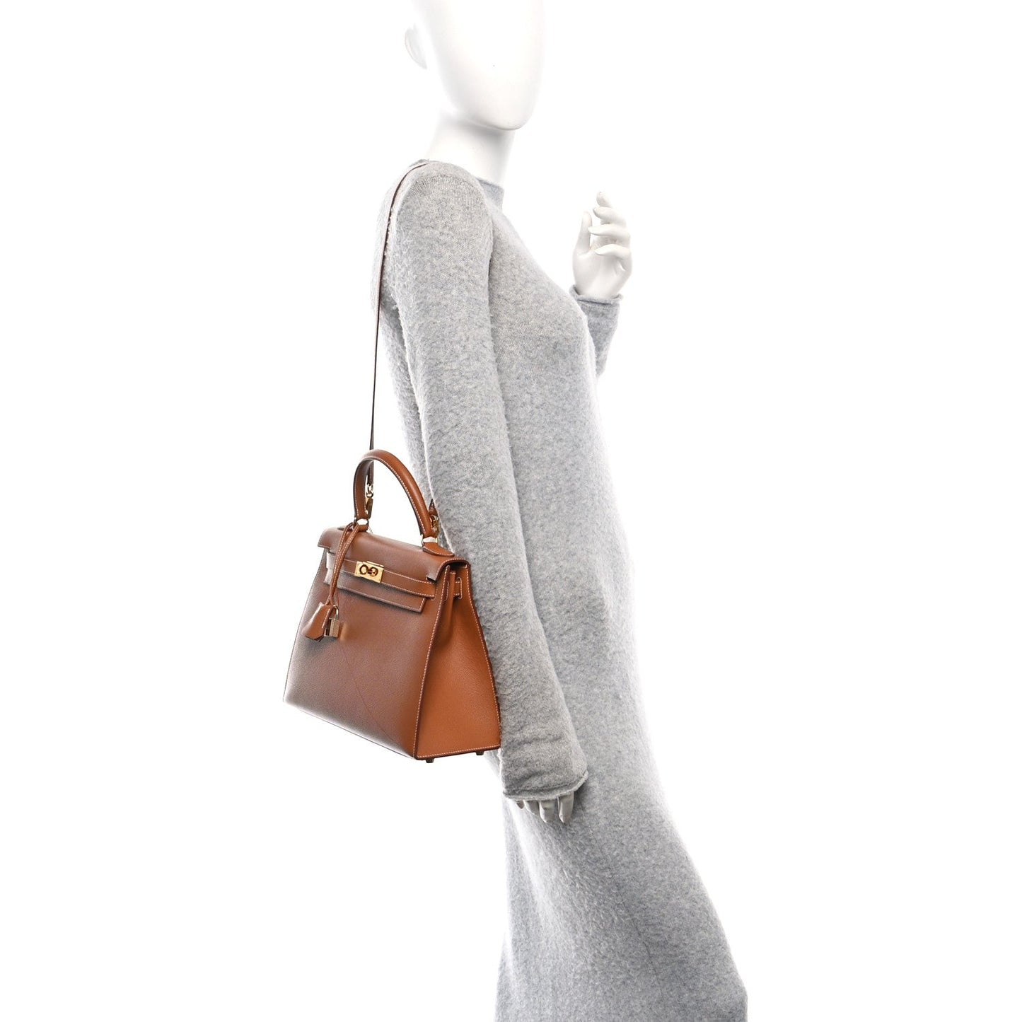 Hermes Courchevel Kelly Sellier 28 Gold