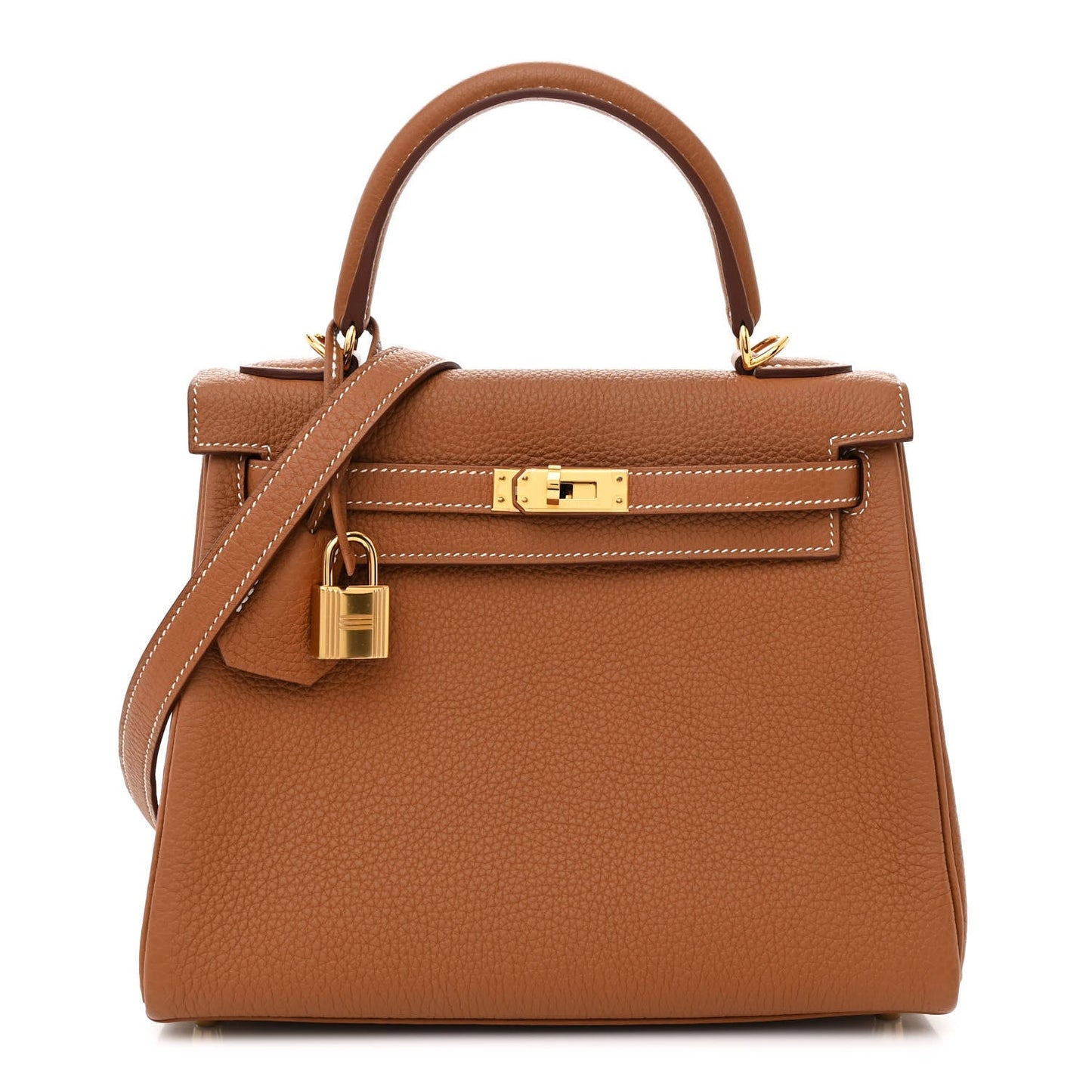 Hermes Togo Kelly Retourne 25 Gold