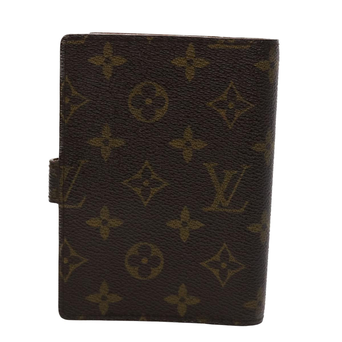 LOUIS VUITTON Monogram Agenda PM Day Planner Cover R20005 LV Auth 47175