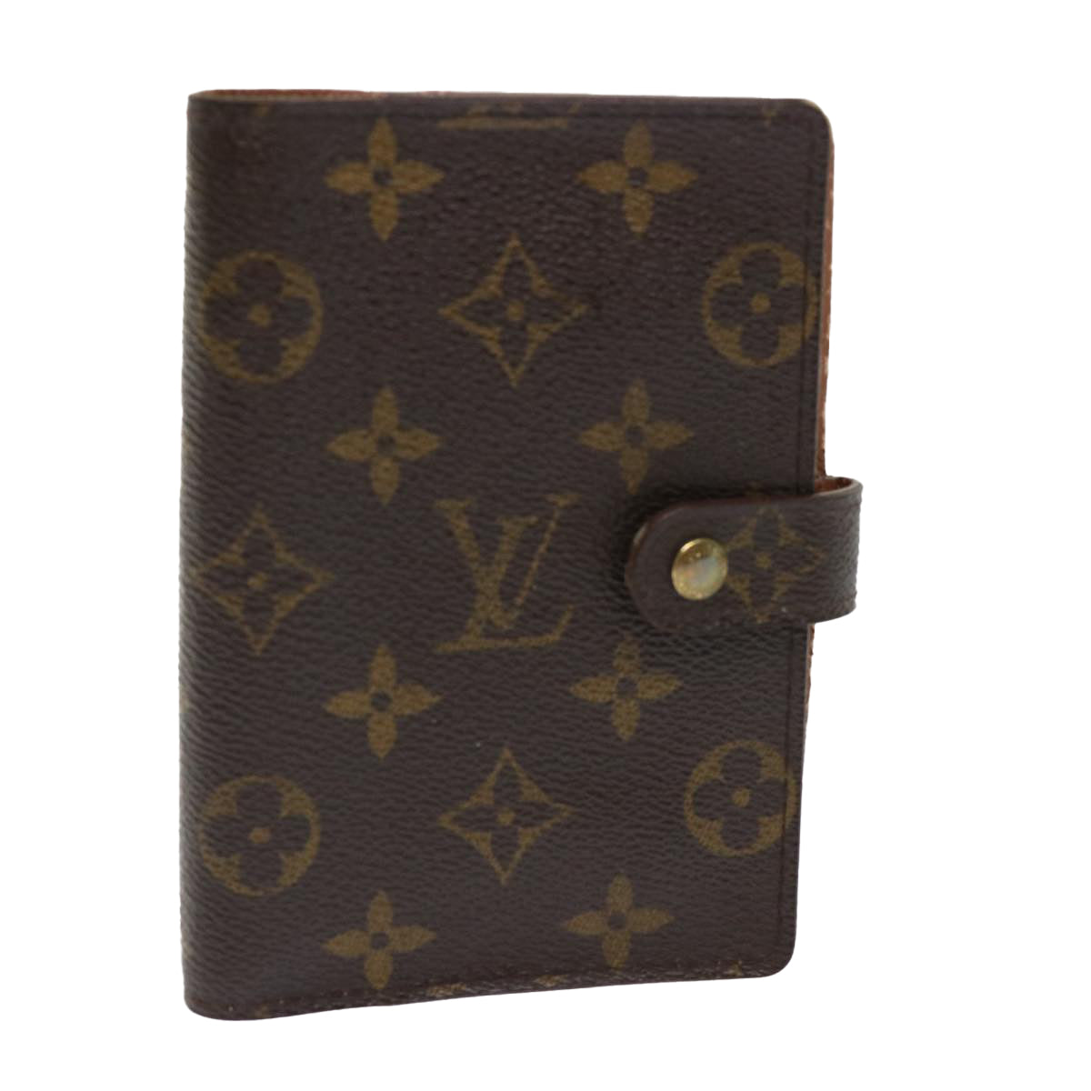 LOUIS VUITTON Monogram Agenda PM Day Planner Cover R20005 LV Auth 47226