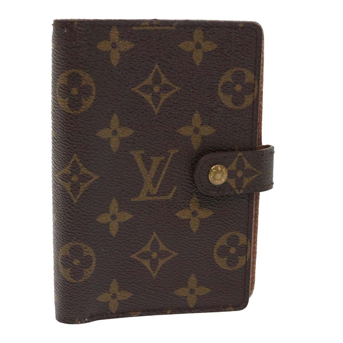 LOUIS VUITTON Monogram Agenda PM Day Planner Cover R20005 LV Auth 47230