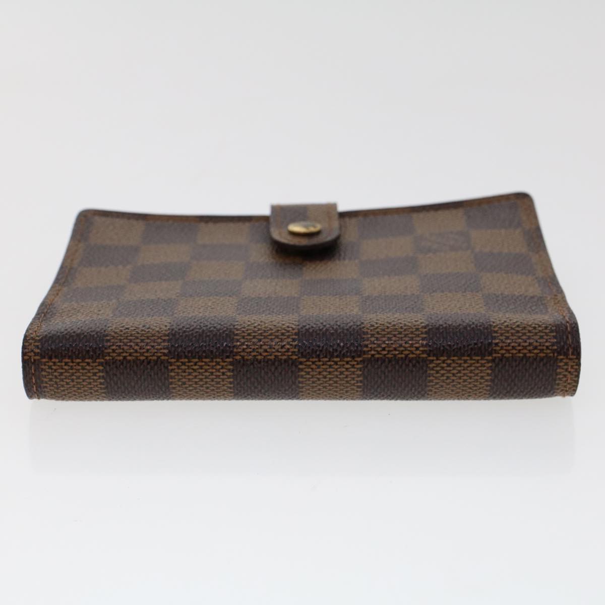 LOUIS VUITTON Damier Ebene Agenda PM Day Planner Cover R20029 LV Auth 47304
