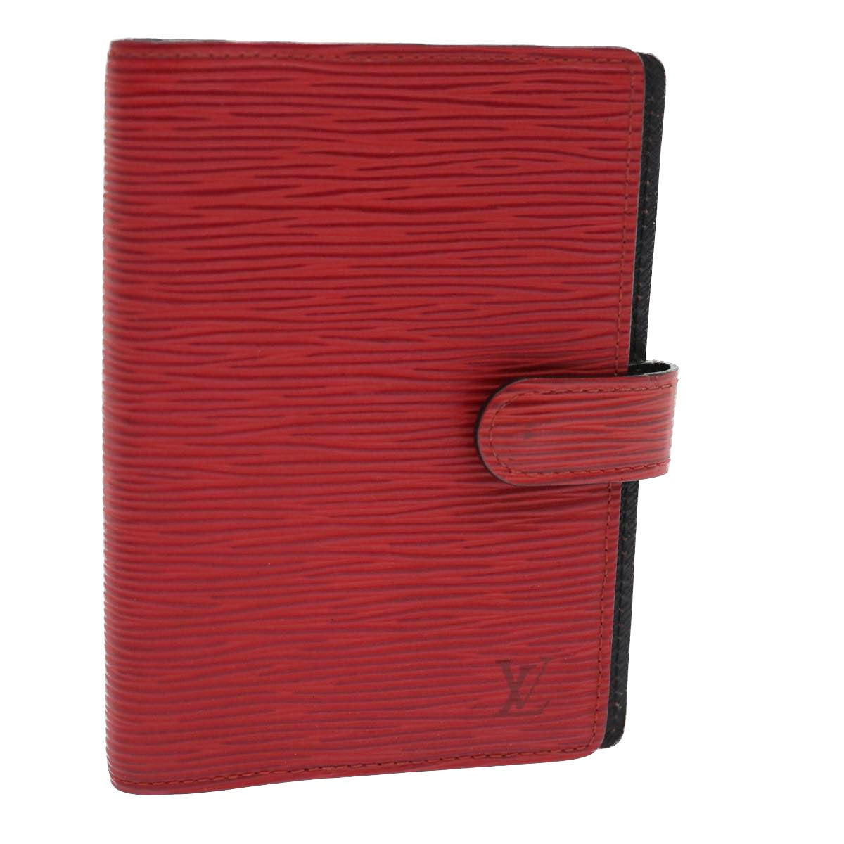 LOUIS VUITTON Epi Agenda PM Day Planner Cover Red R20057 LV Auth 47566