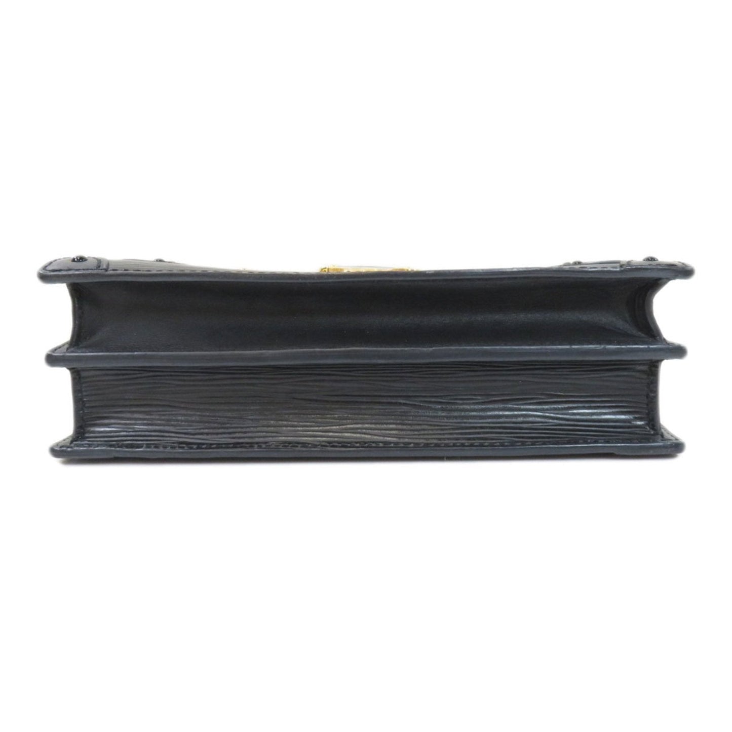 Louis Vuitton Black Leather Trunk shoulder bag