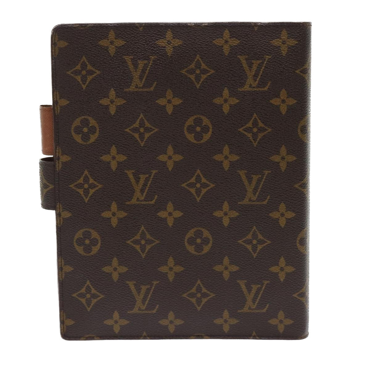 LOUIS VUITTON Monogram Agenda GM Day Planner Cover R20006 LV Auth 47603