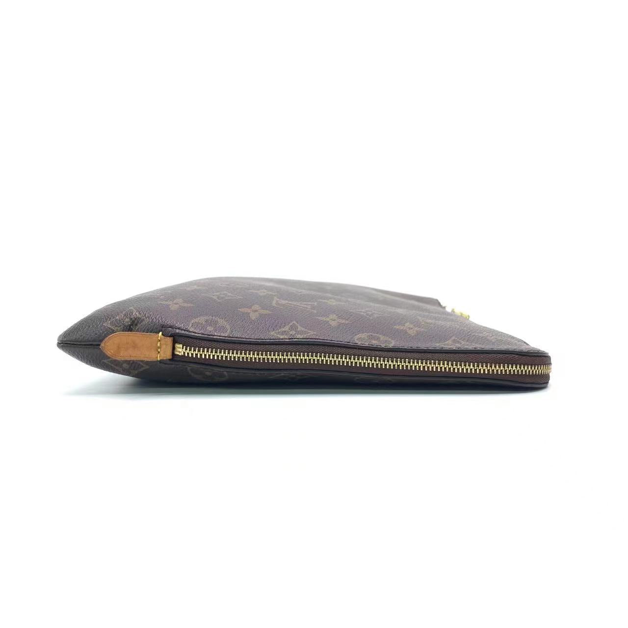 Louis Vuitton Pochette Jour GM Travel Document Bag Brown Monogram