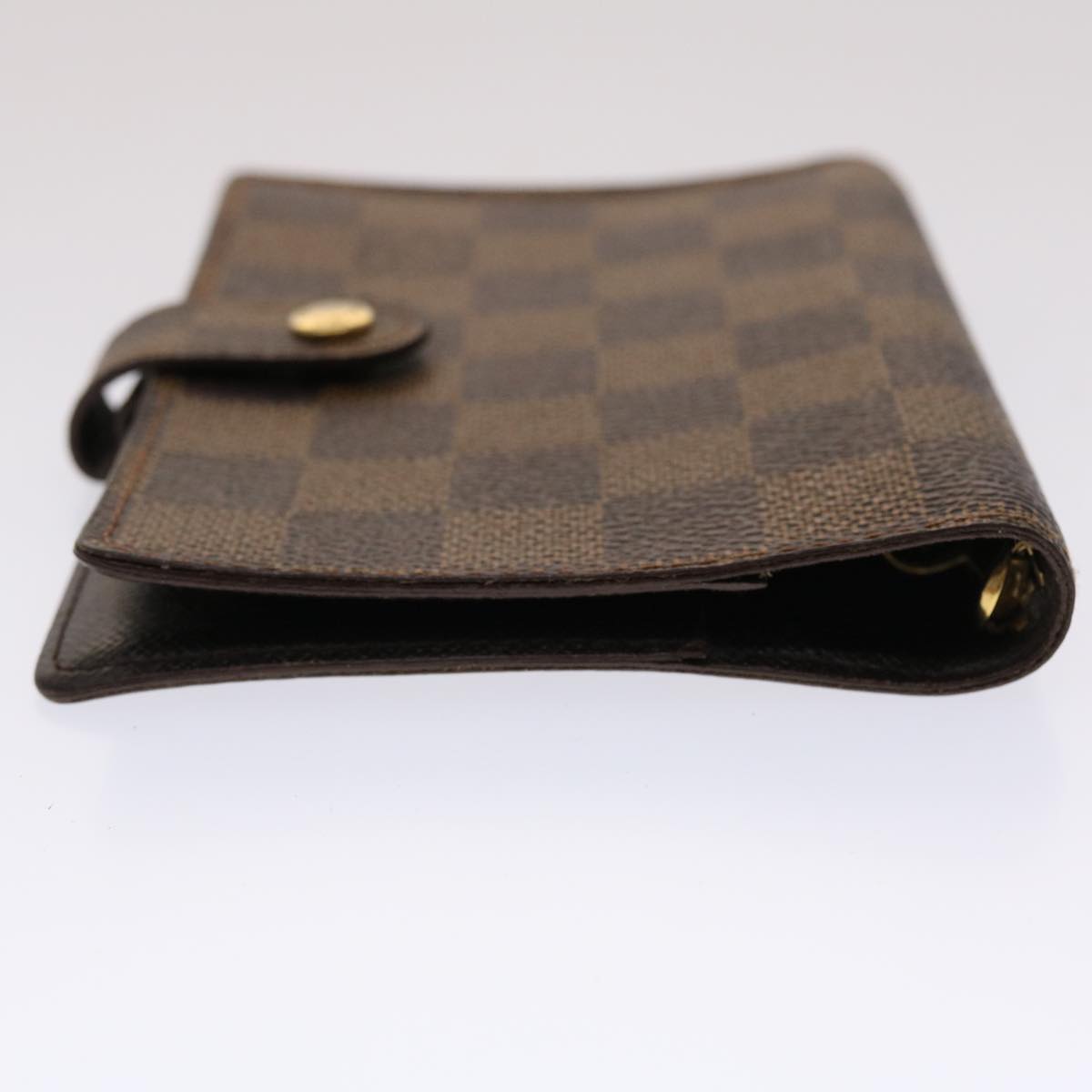 LOUIS VUITTON Damier Ebene Agenda PM Day Planner Cover R20029 LV Auth 47749