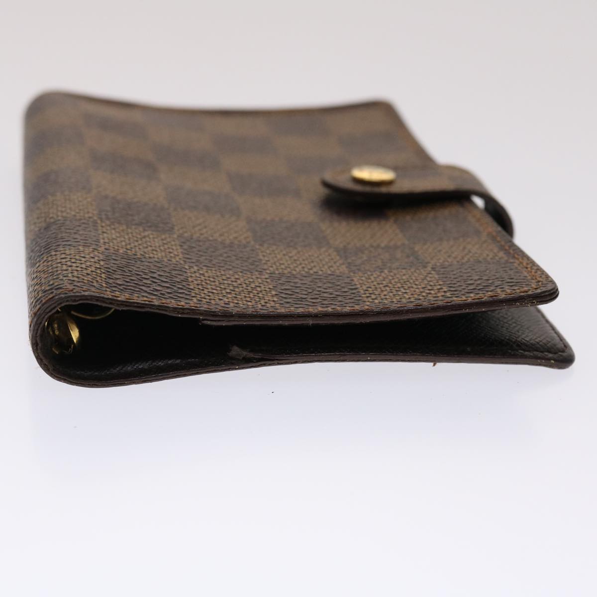 LOUIS VUITTON Damier Ebene Agenda PM Day Planner Cover R20029 LV Auth 47749