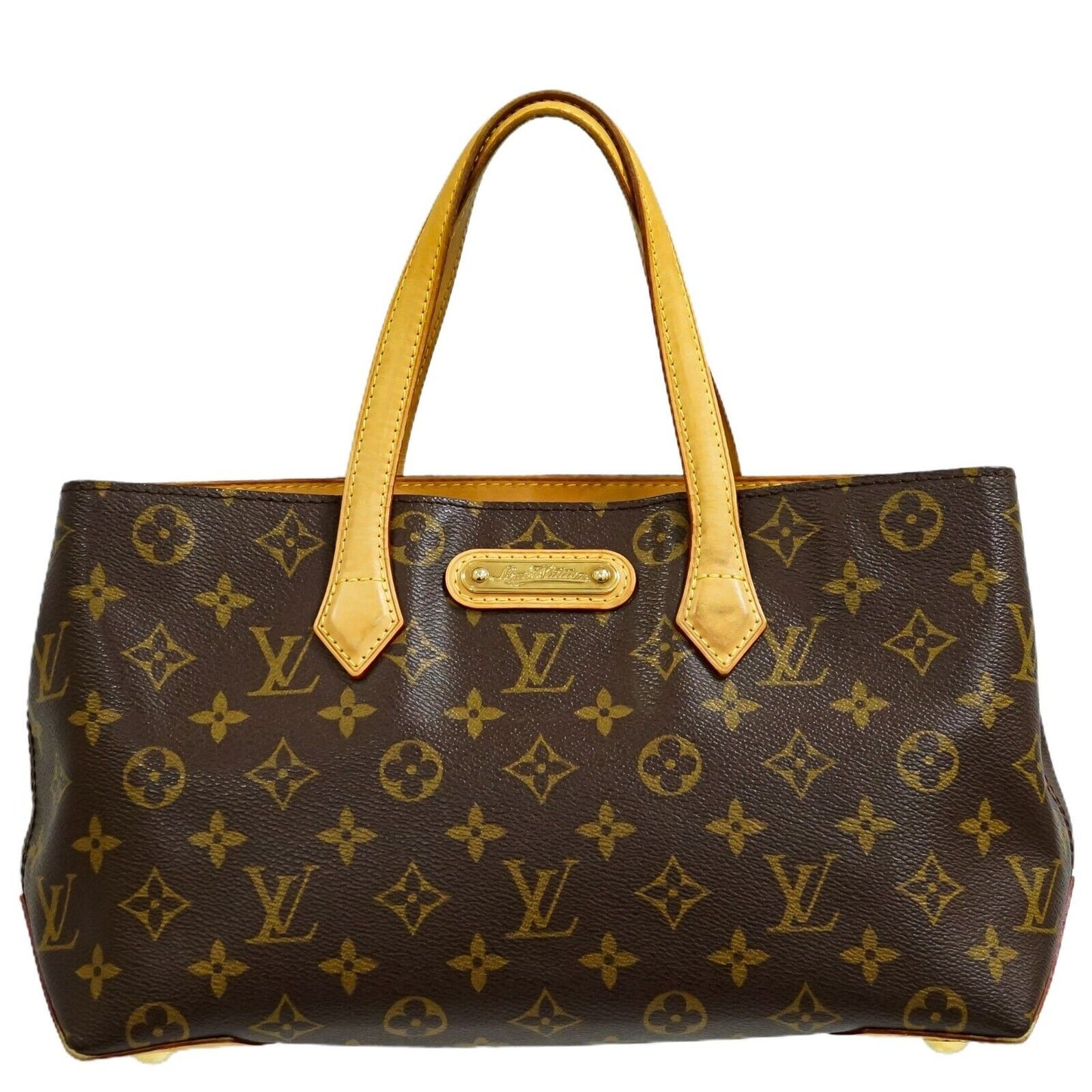 Louis Vuitton Brown Canvas Wilshire handbag bag