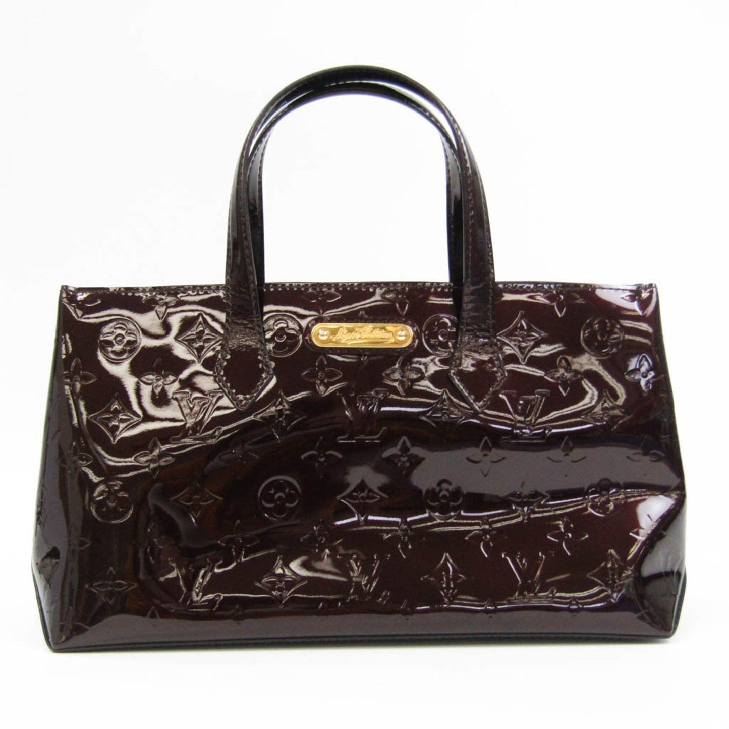 Louis Vuitton Bordeaux Patent leather Wilshire handbag bag