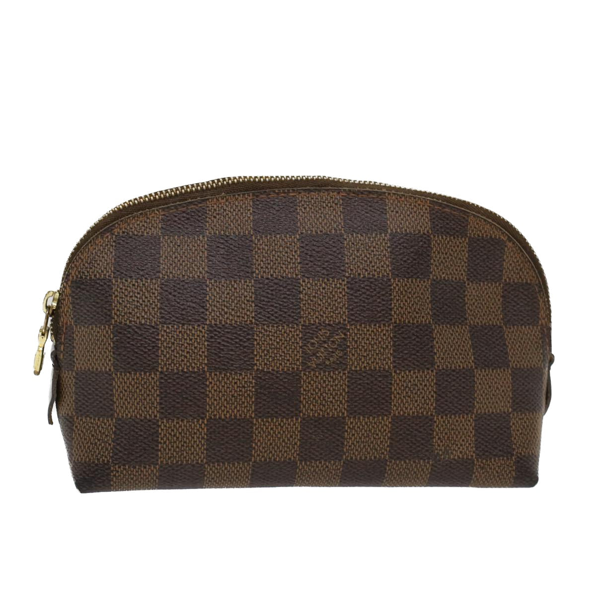 LOUIS VUITTON Damier Ebene Pochette Cosmetic PM Pouch N47516 LV  47836