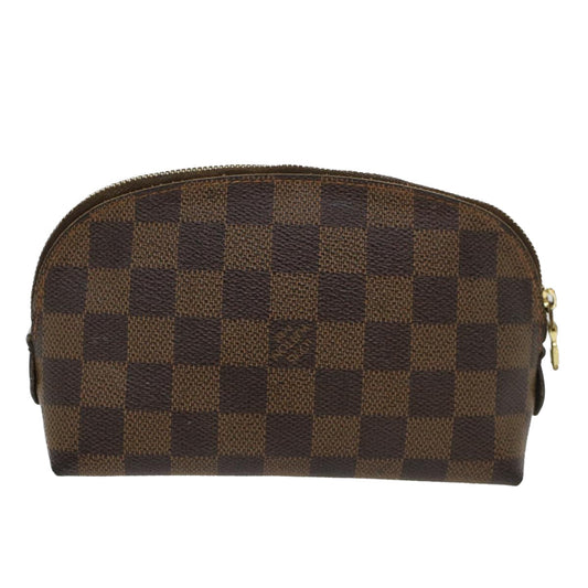 LOUIS VUITTON Damier Ebene Pochette Cosmetic PM Pouch N47516 LV  47836