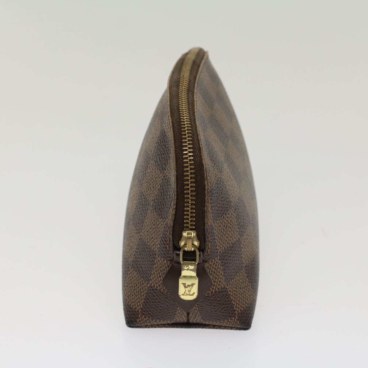 LOUIS VUITTON Damier Ebene Pochette Cosmetic PM Pouch N47516 LV  47836