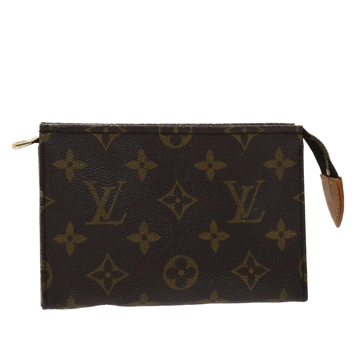 LOUIS VUITTON Monogram Poche Toilette 15 Pouch M47546 LV 47862