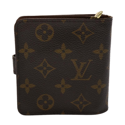 LOUIS VUITTON Monogram Compact Zip Wallet M61667 LV  47877