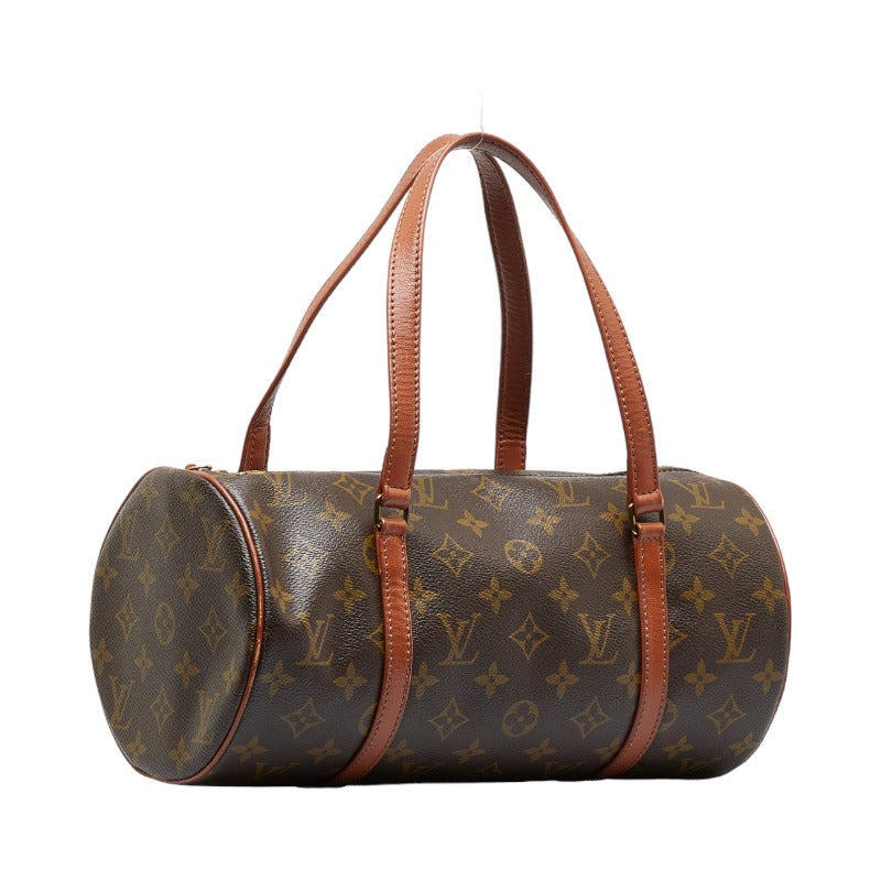 Louis Vuitton Monogram Papillon 30 Handbag M51385 Brown PVC Leather Louis Vuitton