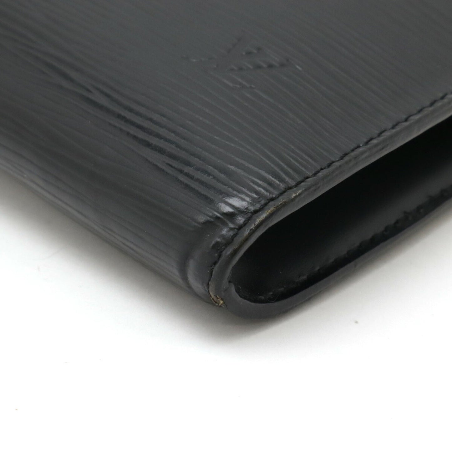 Louis Vuitton Noir Epi Leather Handbag Pochette Pouch