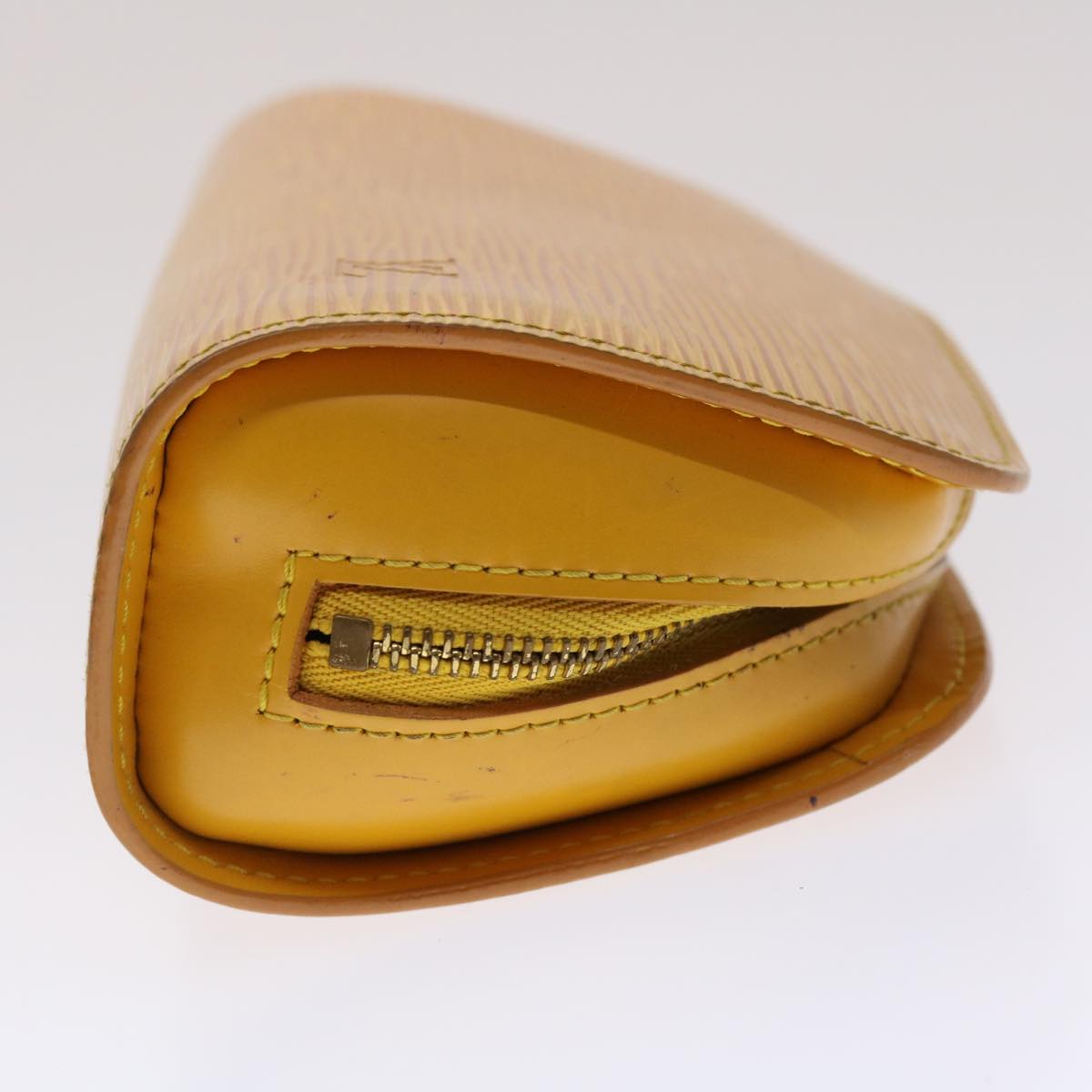 LOUIS VUITTON Epi Dauphine PM Pouch Yellow M48449 LV 47951