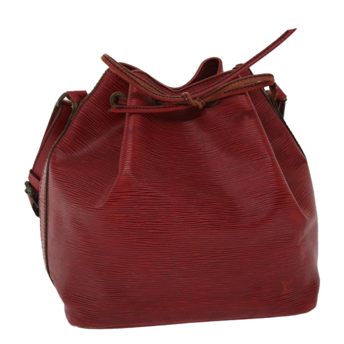LOUIS VUITTON Epi Petit Noe Shoulder Bag Red M44107 LV  47968
