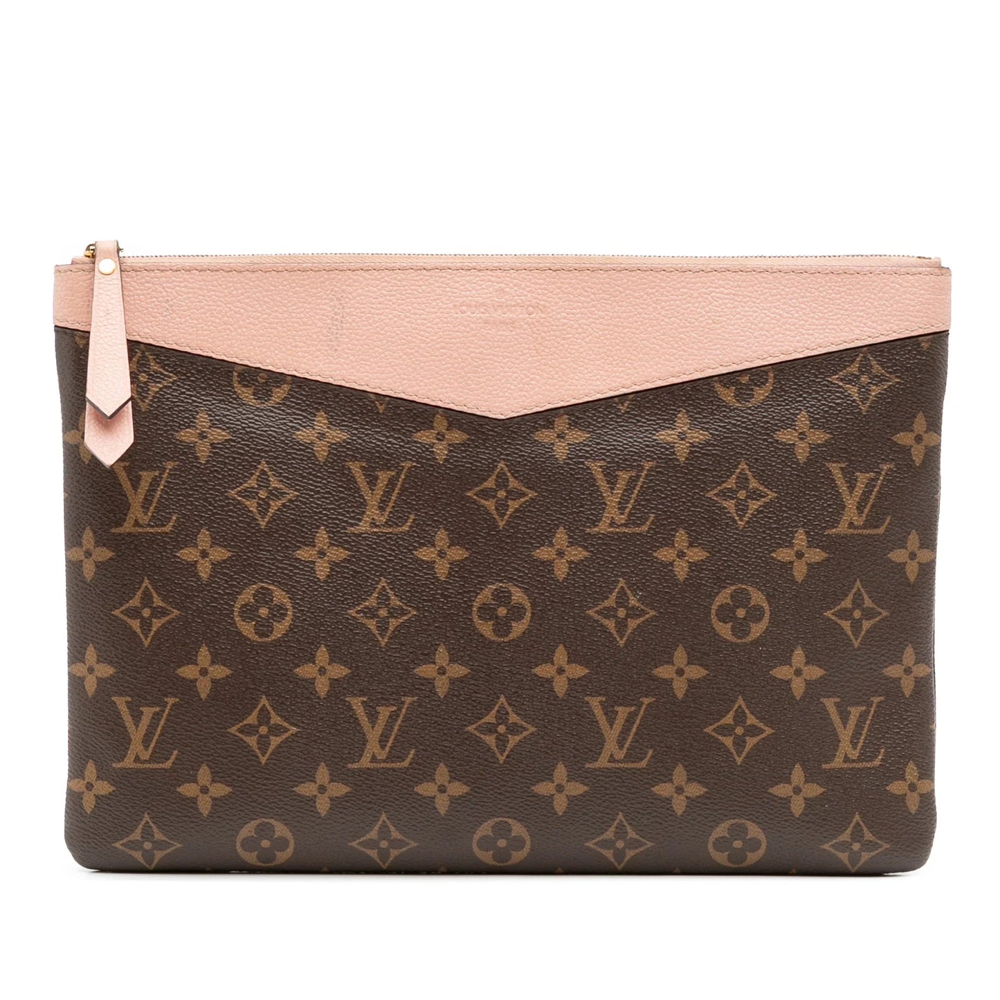 Brown Louis Vuitton Monogram Daily Pouch Clutch Bag