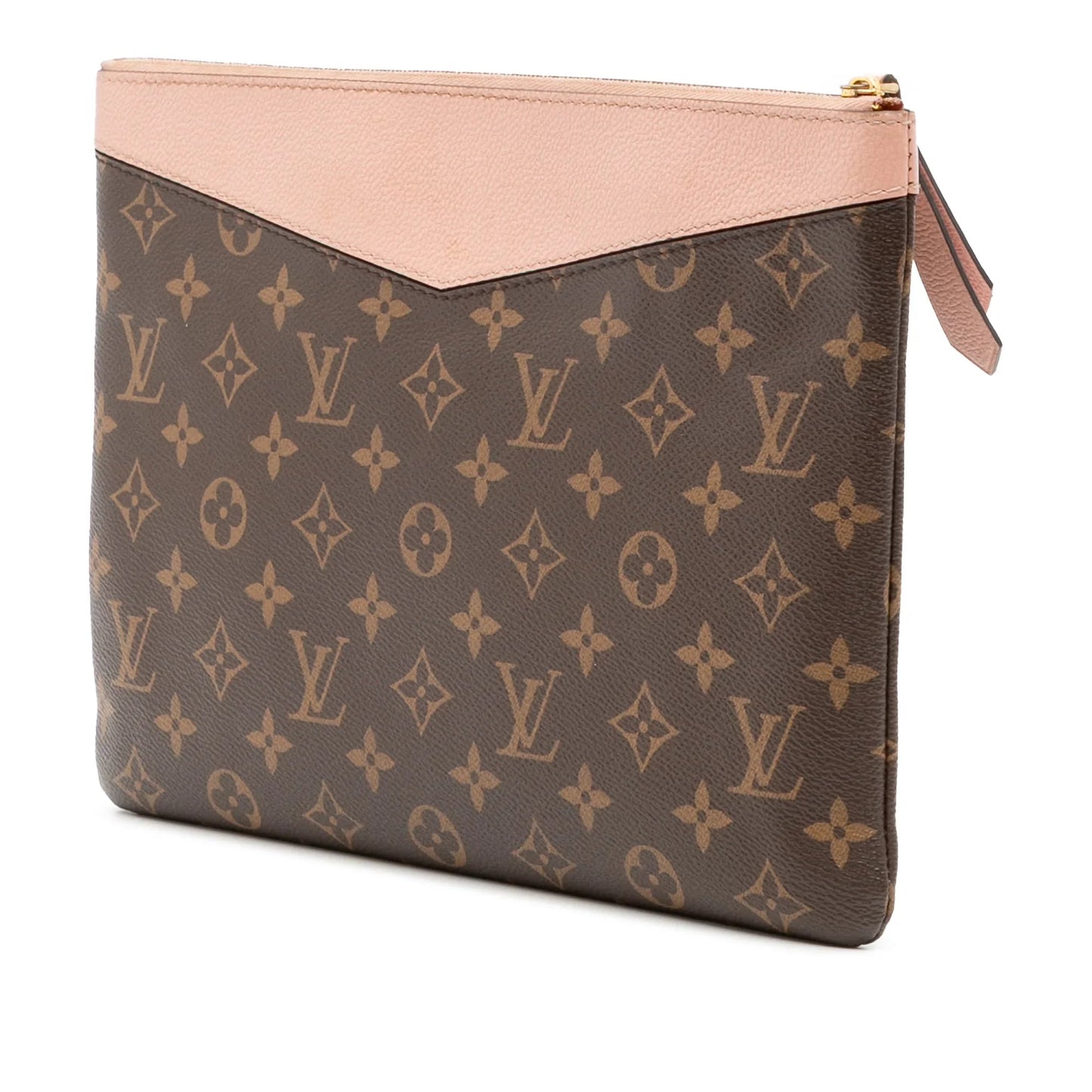 Brown Louis Vuitton Monogram Daily Pouch Clutch Bag