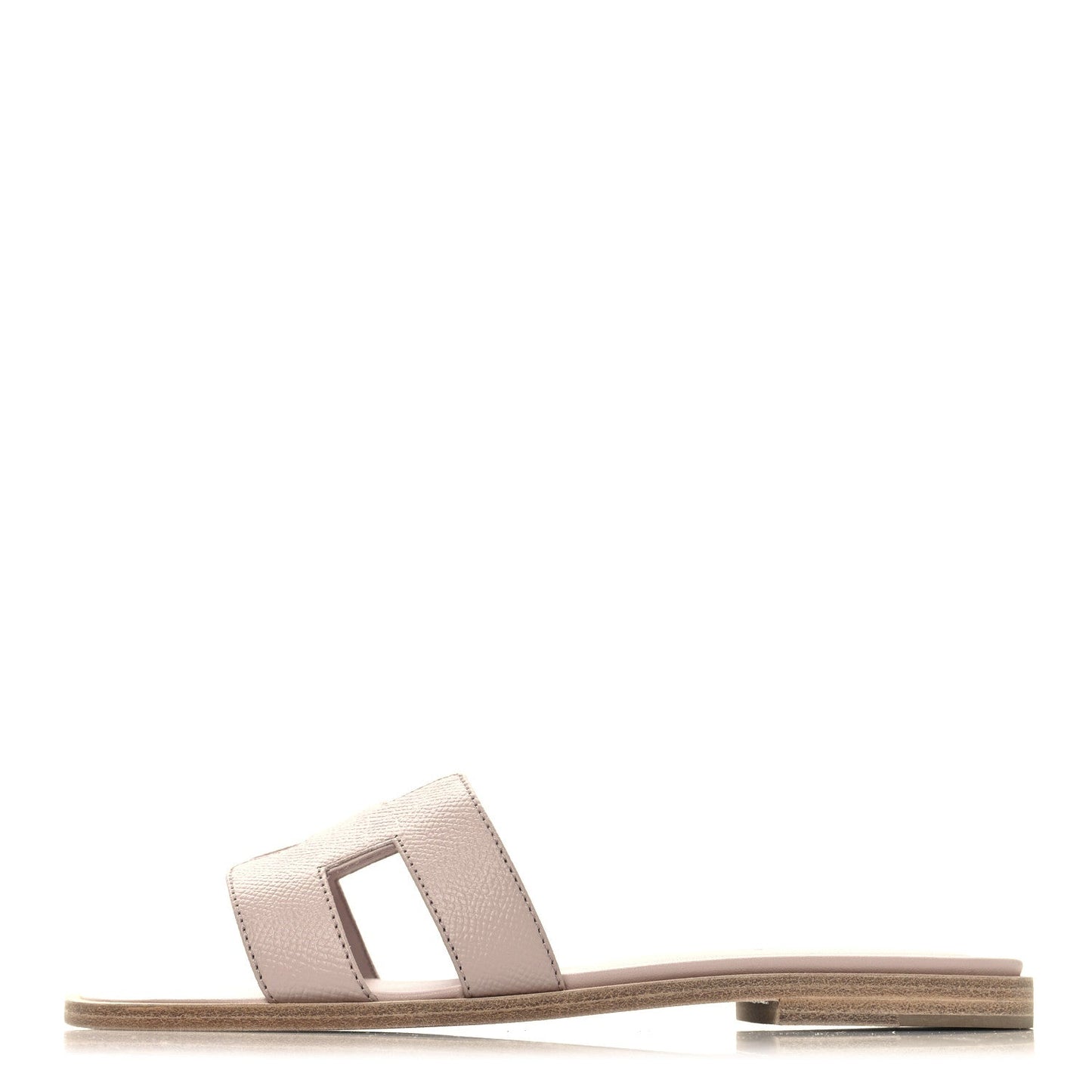 Hermes Epsom Oran Sandals 36 Rose Porcelaine