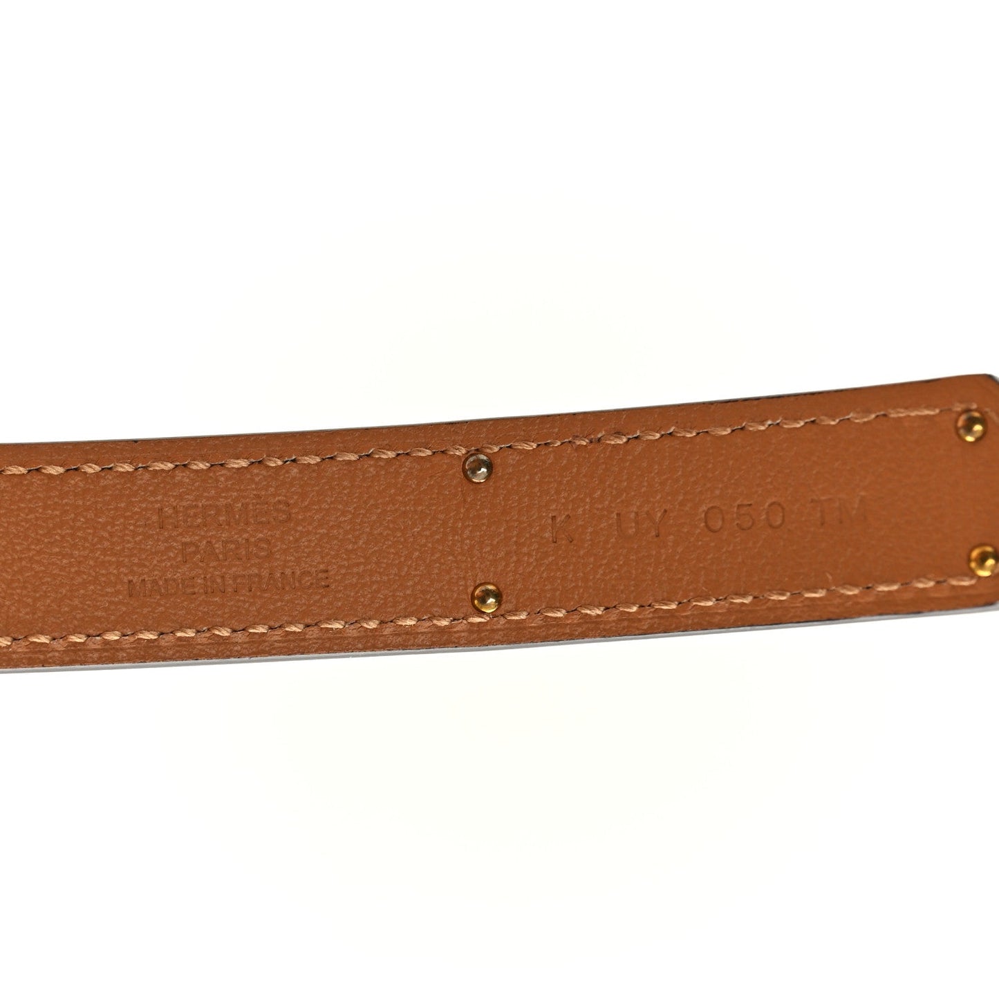 Hermes Epsom Kelly Belt Feu
